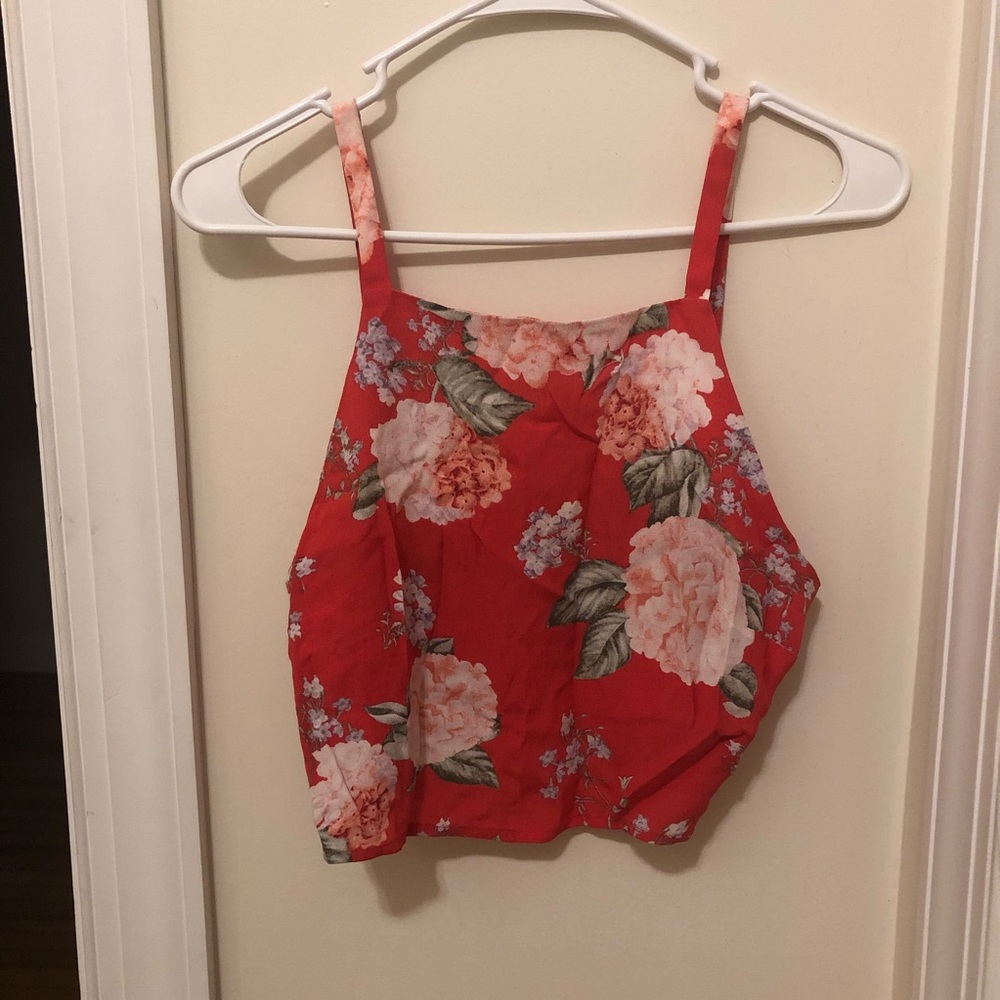Floral crop top
